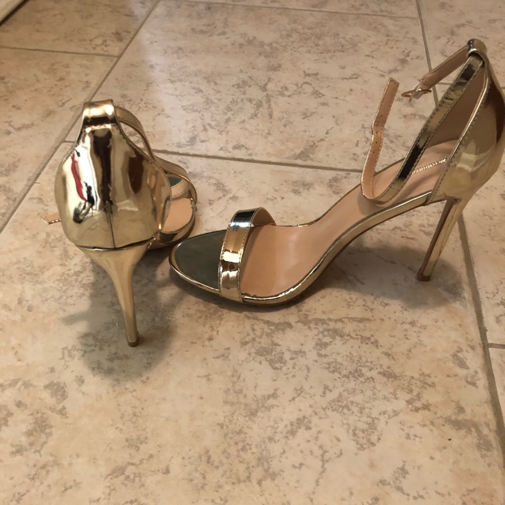 Gold Sandal Heels